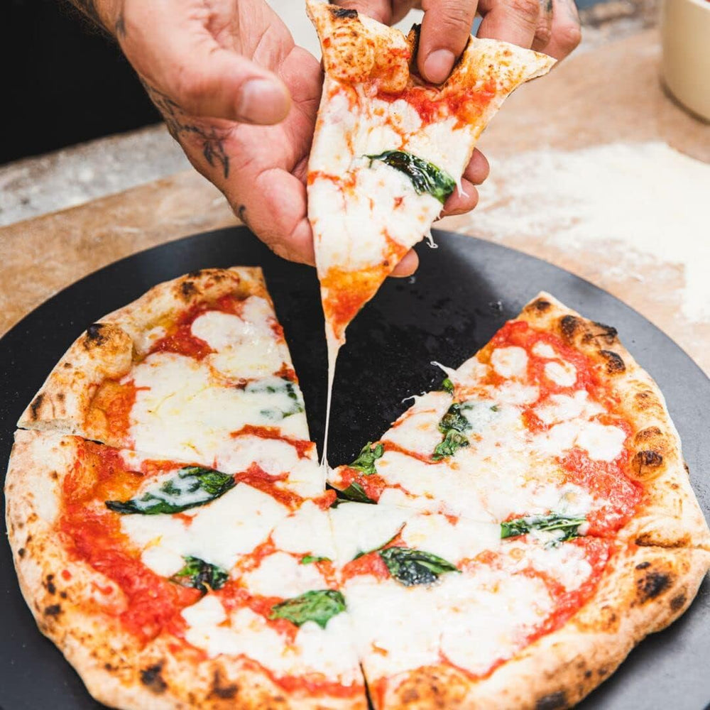 Wood Fibre Round Pizza Serving Boards (MOQ 10 pcs)