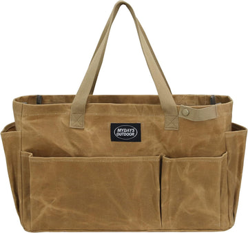 Canvas Waterproof Camping Storage Bag Organizers With Pockets
