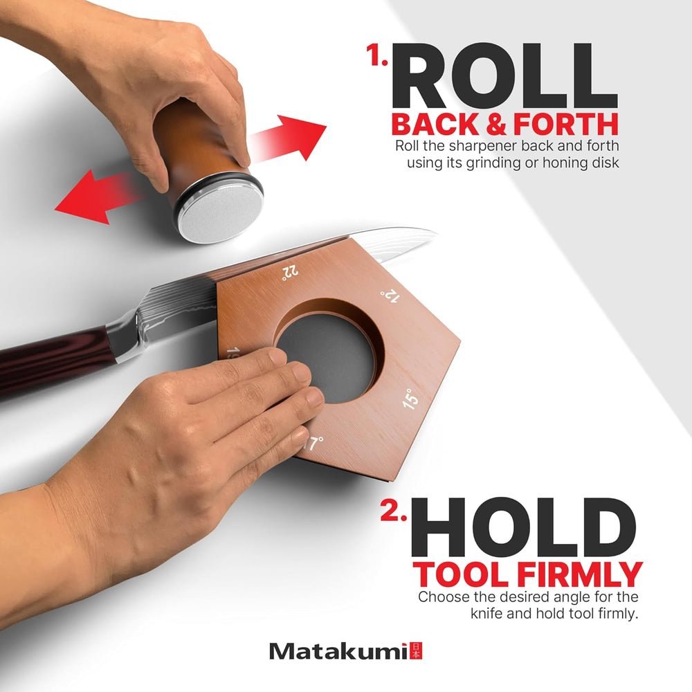 Professional Japanese Rolling Degree Knife Sharpener (MOQ 10 Sets)