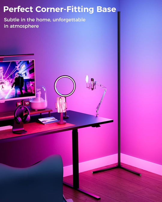 Dynamic Light Effects and Music Sync - App and Remote Control LED Lamp