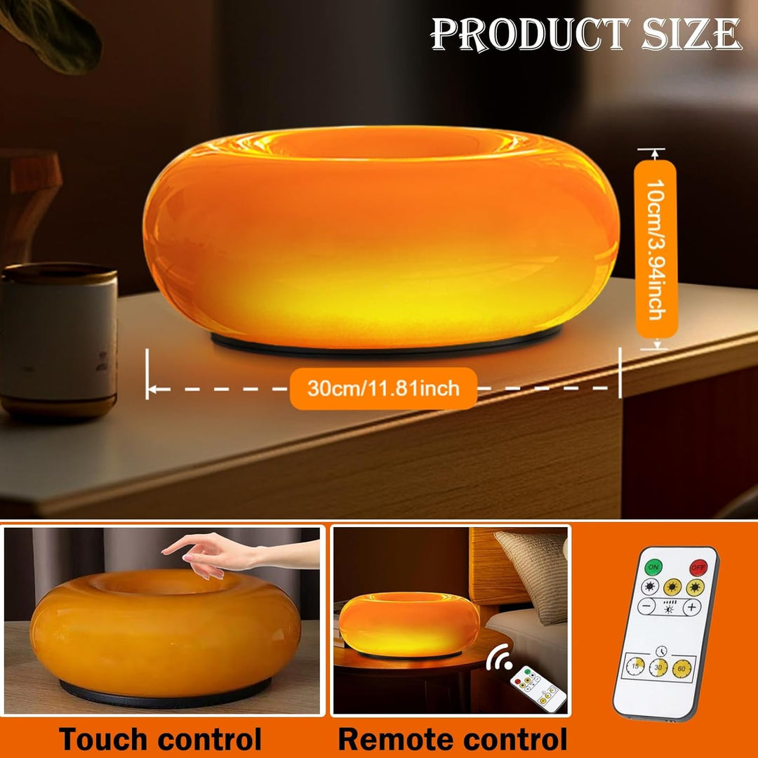 Modern Dimmable Ambient Table Lamp with Touch & Remote Control – Warm LED Mood Light for Bedroom, Living Room & Nightstand