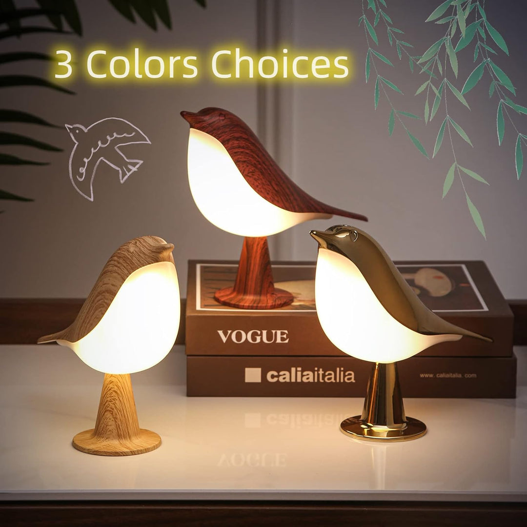 Night Light Aroma Diffuser with Bird Design Dimmable Detachable Sleep Aid Desktop Decor Ambient Lamp