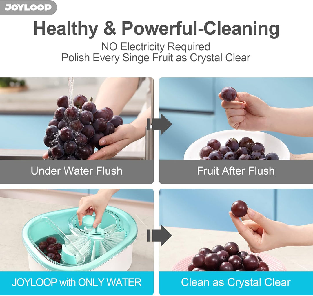 Fruit Cleaner Spinner With Fruit Washer Bowl (MOQ 10 Sets)