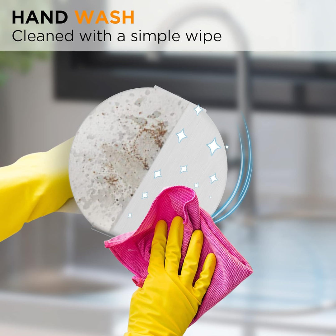 Round Smasher, Non-Stick Smooth Hamburger Press Flat Bottom Without Ridges (MOQ 10 Sets)