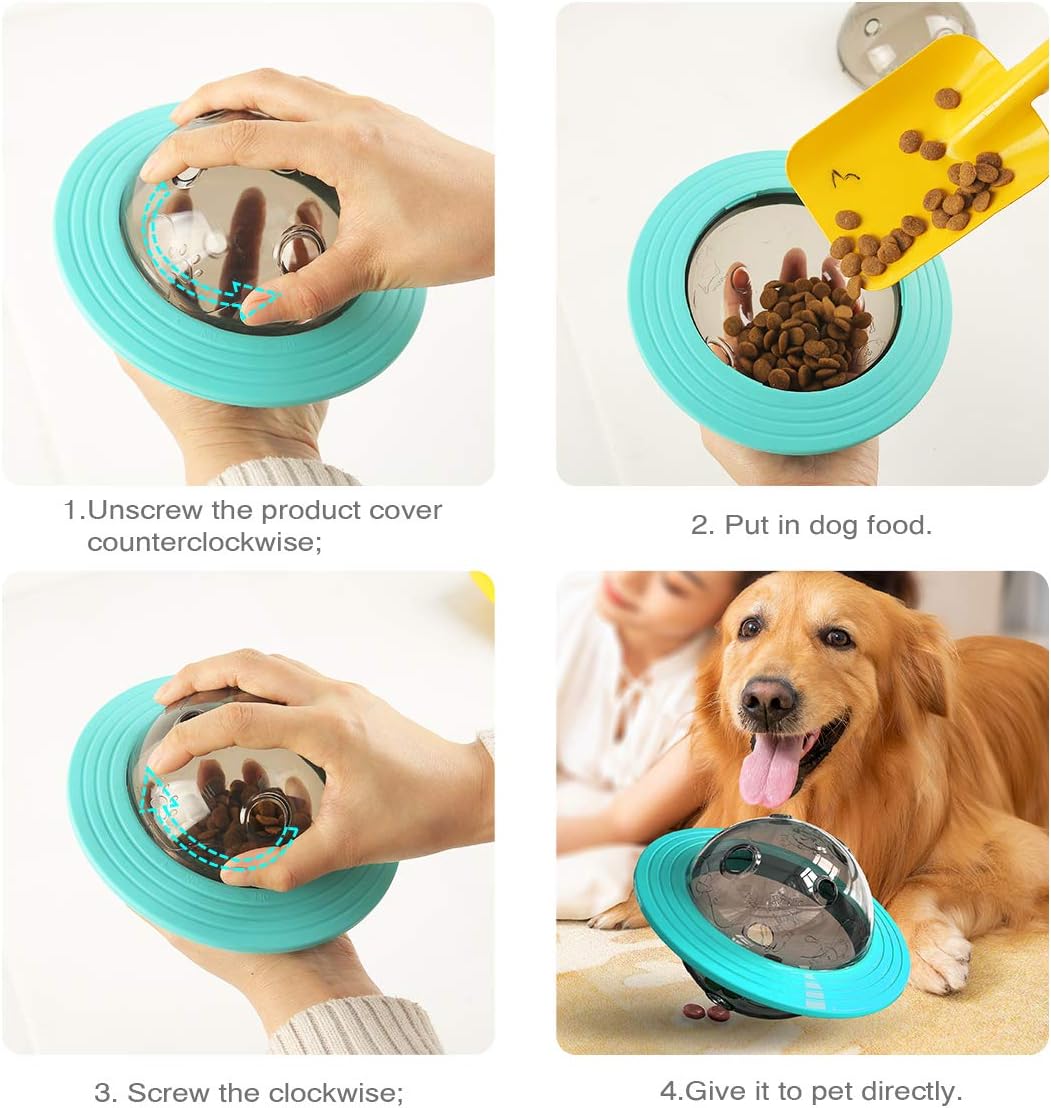 Puzzle Toys for Middle-Size Dogs , Nontoxic Bite-Resistant Dog Treat Feeder (MOQ: 10 Sets)