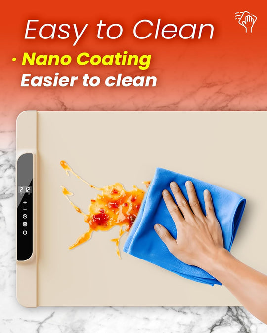 Electric Warming Tray with Adjustable Temperature Foldable Food Warmer (MOQ 10 Sets)