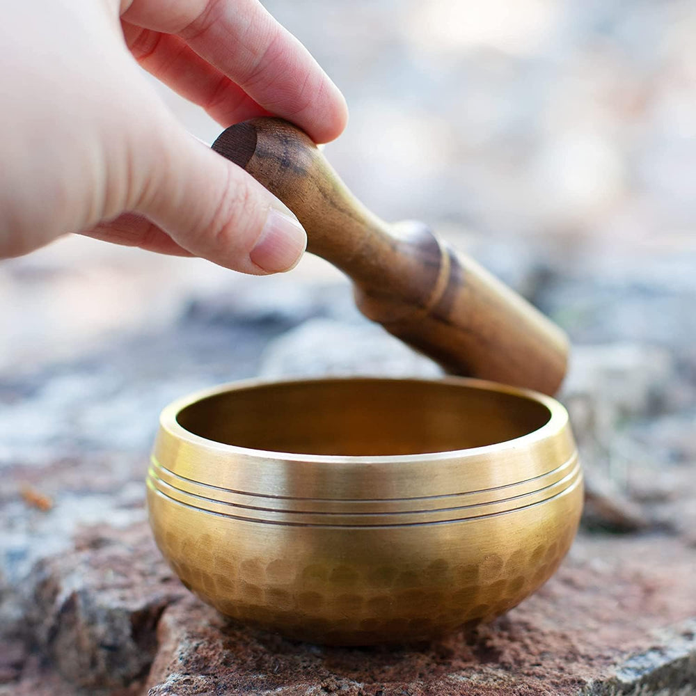 Tibetan Singing Bowl Set Handmade Meditation (MOQ 10 Sets)