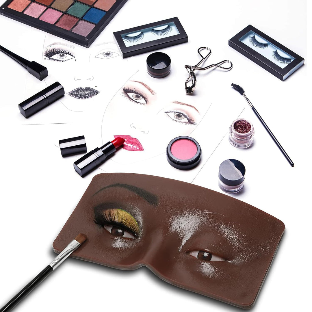 Professional Silicone 3D Eyebrow Eye Makeup Training Practice Skin Makeup Tool (MOQ 10 Sets)