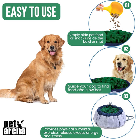 Adjustable Interactive Puzzle Toy for Large & Small Breed Slow Feeder