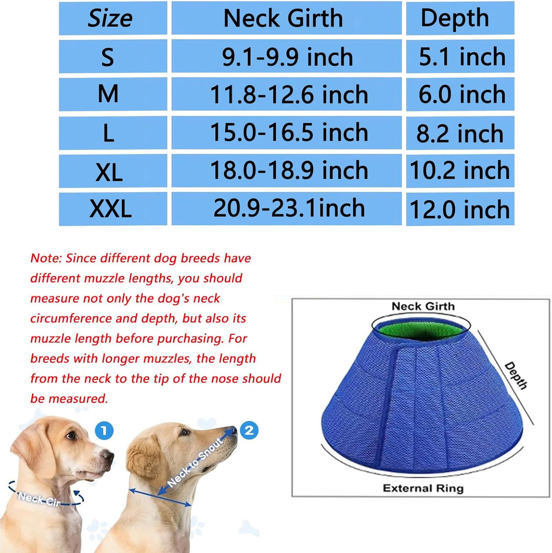 Breathable Soft Recovery Dog Cone Collar for Pets