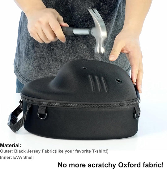 Hard Hat Travel Case for Baseball Caps - Convertible 3-Way Carry (Handle/Single Strap/Backpack)