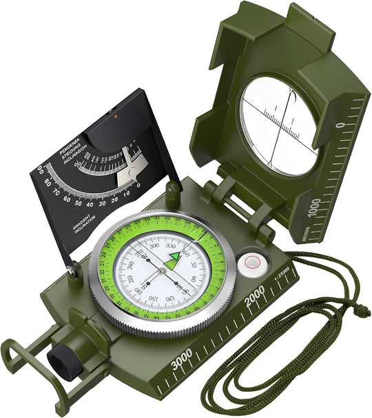 Waterproof Multipurpose Survival Camping Hiking Compass Geological Digital Compass Camping Equipment