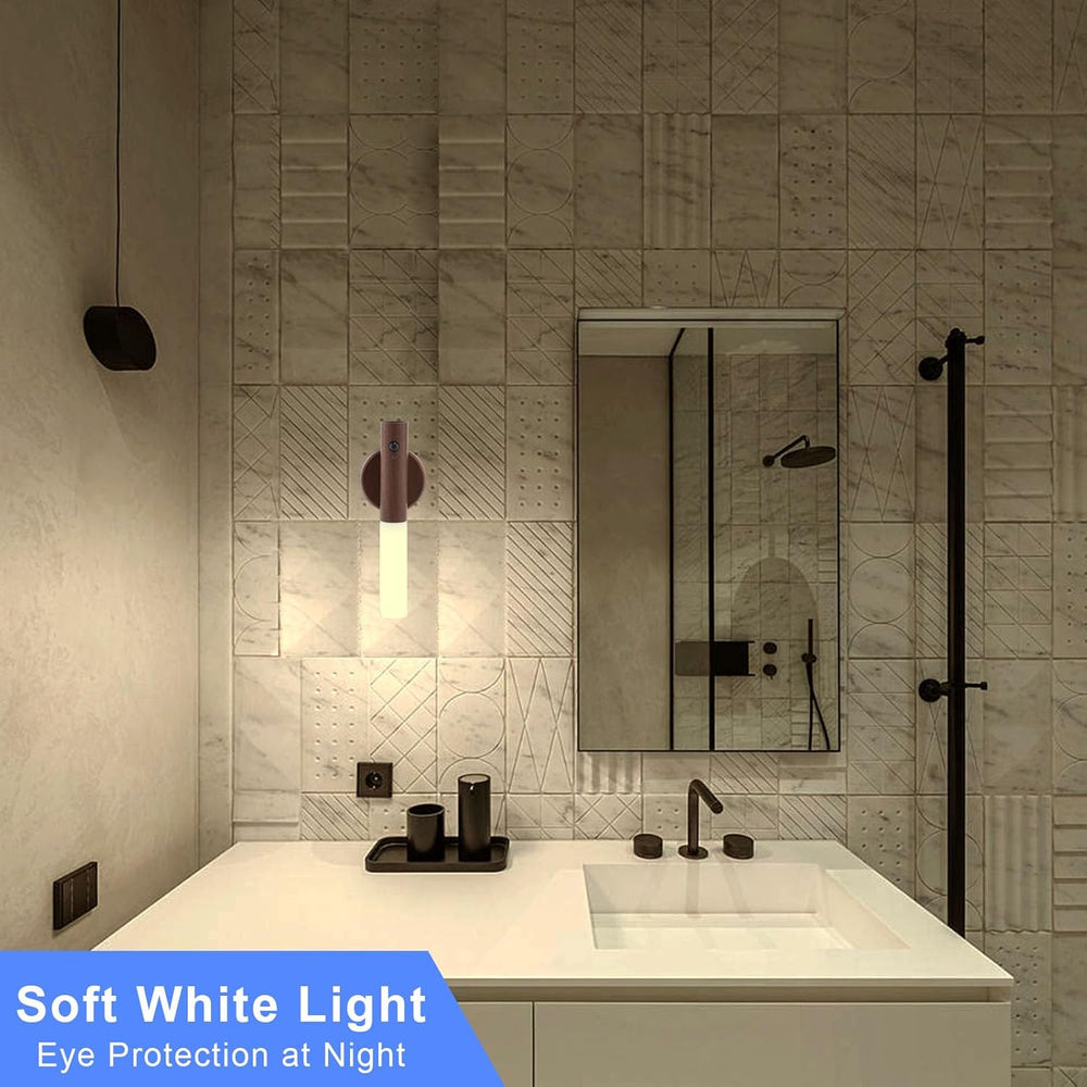 Portable Wireless Magnetic USB Rechargeable Smart Indoor Sensor Control Wall Induction Lamps (MOQ 10 Sets)