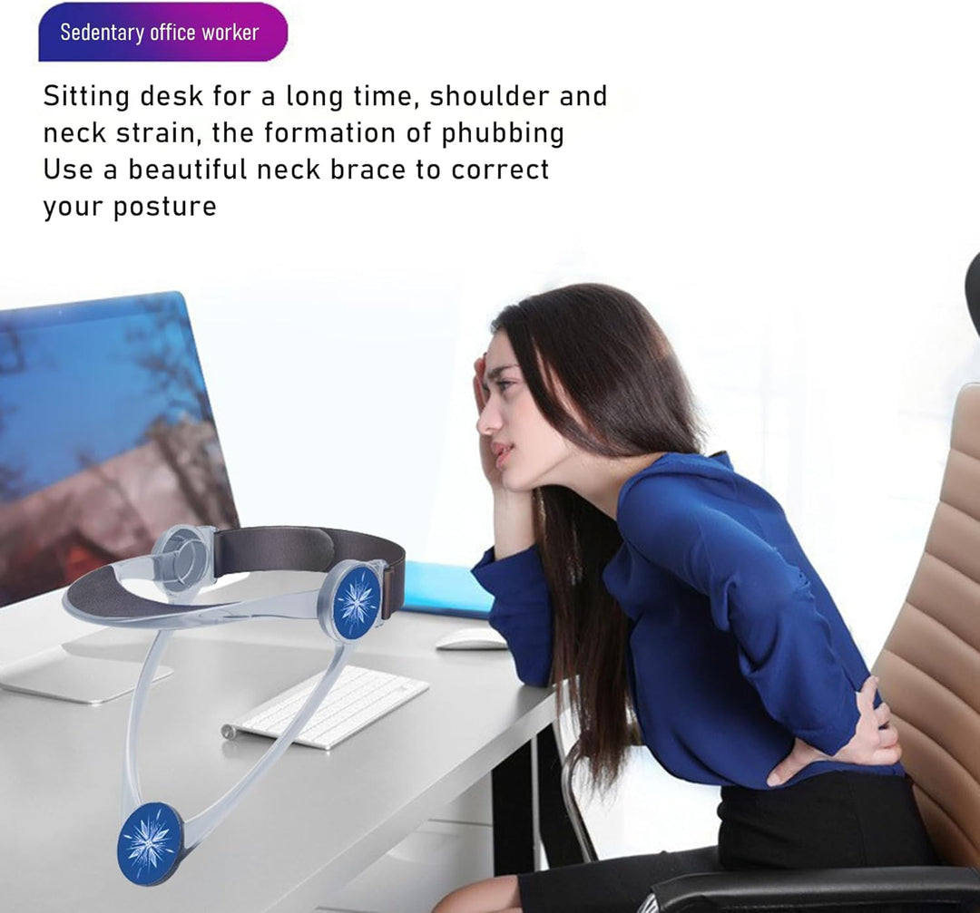 Cervical Collar Made of Plastic for Correcting Forward Head Posture and Relieving Neck Pain (MOQ 10 Pcs)