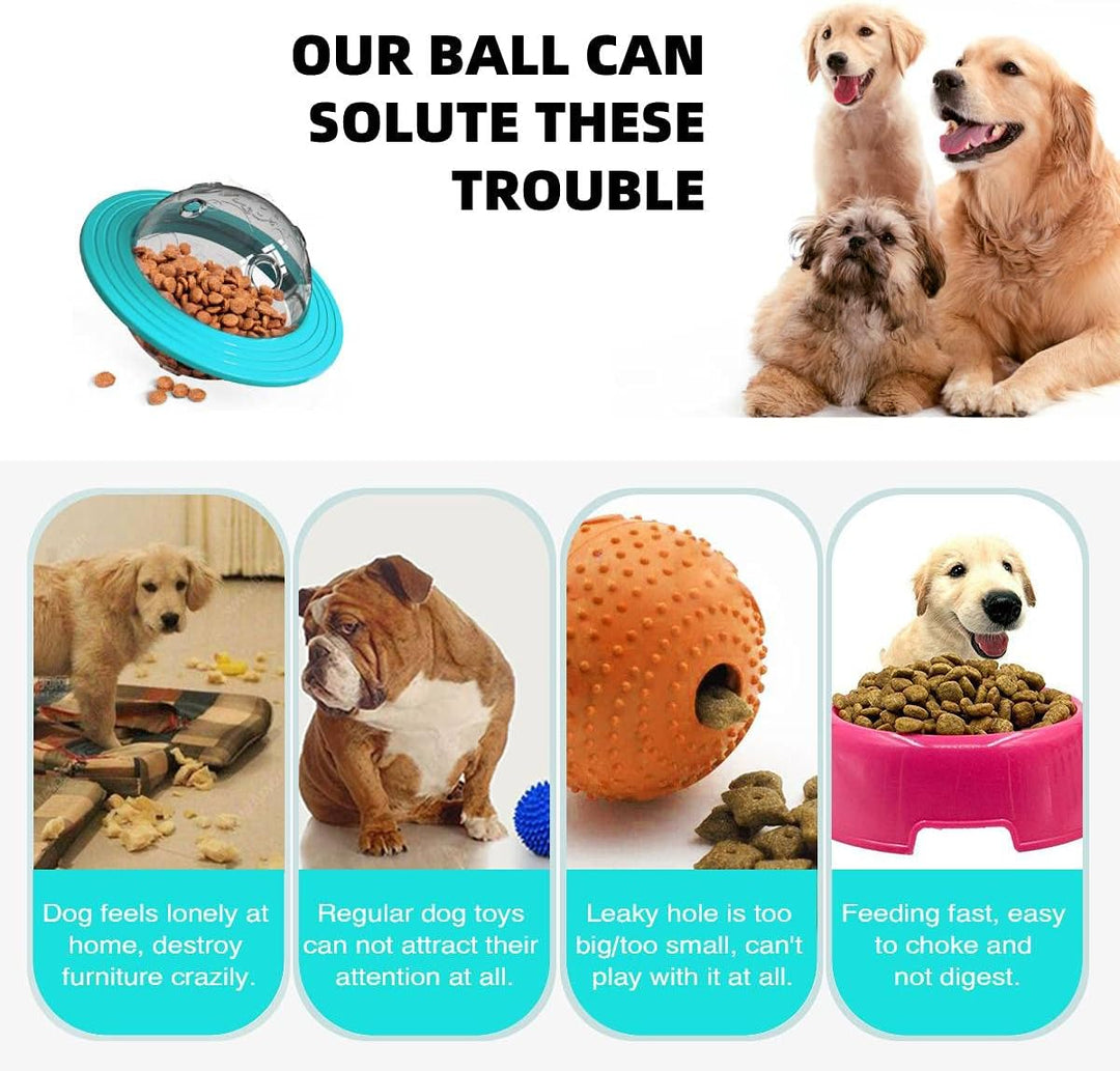 Puzzle Toys for Middle-Size Dogs , Nontoxic Bite-Resistant Dog Treat Feeder (MOQ: 10 Sets)