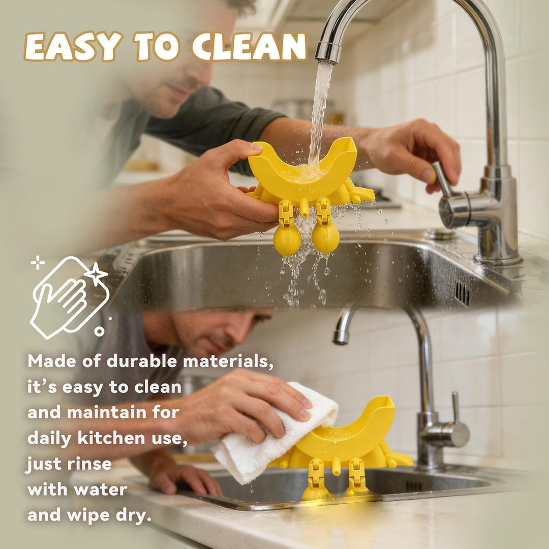 Hanging Sponge Holder with Drainage for Kitchen Sink – Compatible with Scrub Daddy, Self-Draining Sponge Caddy (MOQ 10 Sets)