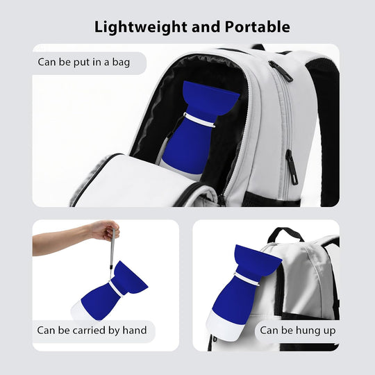 Portable Dog Water Bottle & Food Container - Leakproof Pink (MOQ 10 sets)