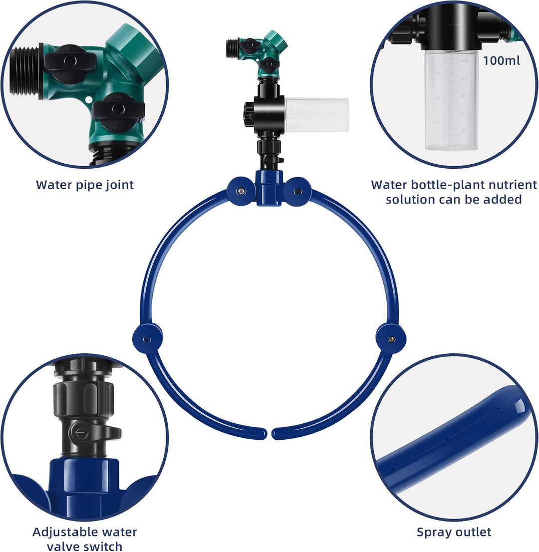 Deep Root Watering Ring – Outdoor Sprinkler 360° System