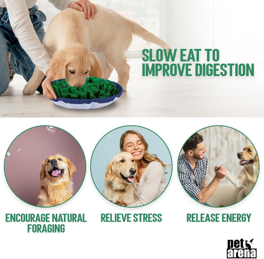 Adjustable Interactive Puzzle Toy for Large & Small Breed Slow Feeder