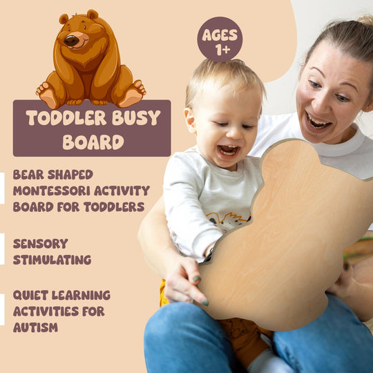 vigor Montessori Sensory Board - Busy Boards, Montessori Toys for Kid’s Development (MOQ 10 Sets)