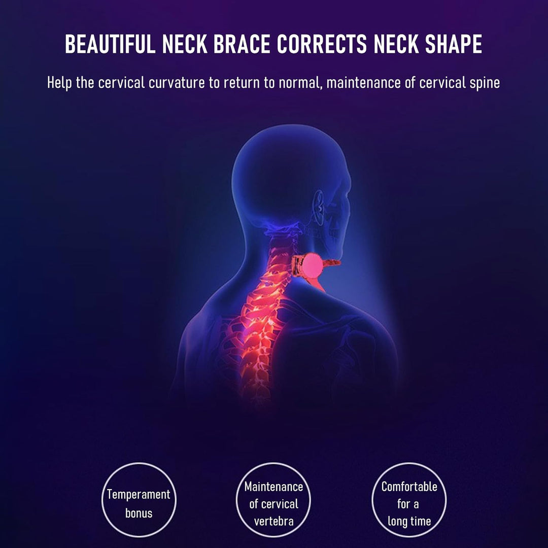 Cervical Collar Made of Plastic for Correcting Forward Head Posture and Relieving Neck Pain (MOQ 10 Pcs)