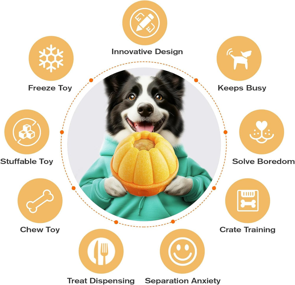 Unbreakable Dog Frozen Treat Toy Treat Dispensing Indestructible Dog Toy Chew Toys Puzzle Toy (MOQ 10 Sets)