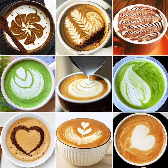 Stainless Steel Frothing Milk Jug with Latte Art Pen