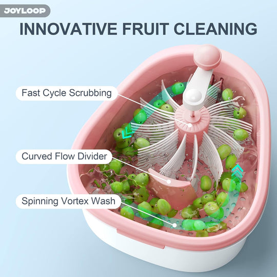 Fruit Cleaner Spinner With Fruit Washer Bowl (MOQ 10 Sets)