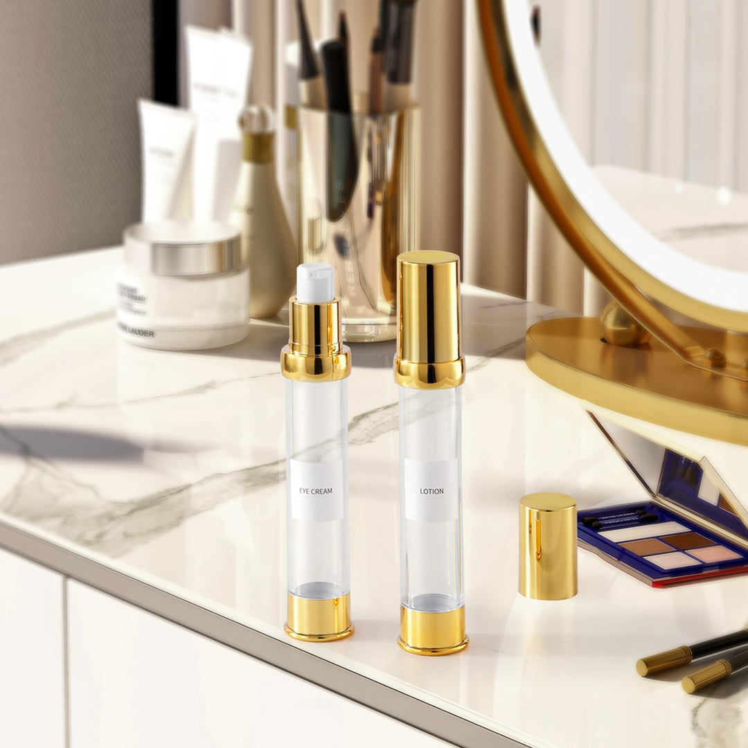 Vacuum Bottles for Liquids Refillable Empty Cosmetic Pump