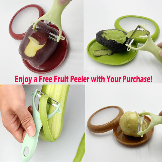 Eco‑Friendly Reusable Silicone Produce Pods – 4‑Pack Stretch Containers for Fruit & Veggie Storage (MOQ 10 Sets)
