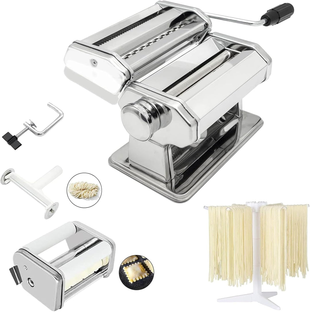 Household Fresh Manual Italy Pasta Maker Adjustable Settings