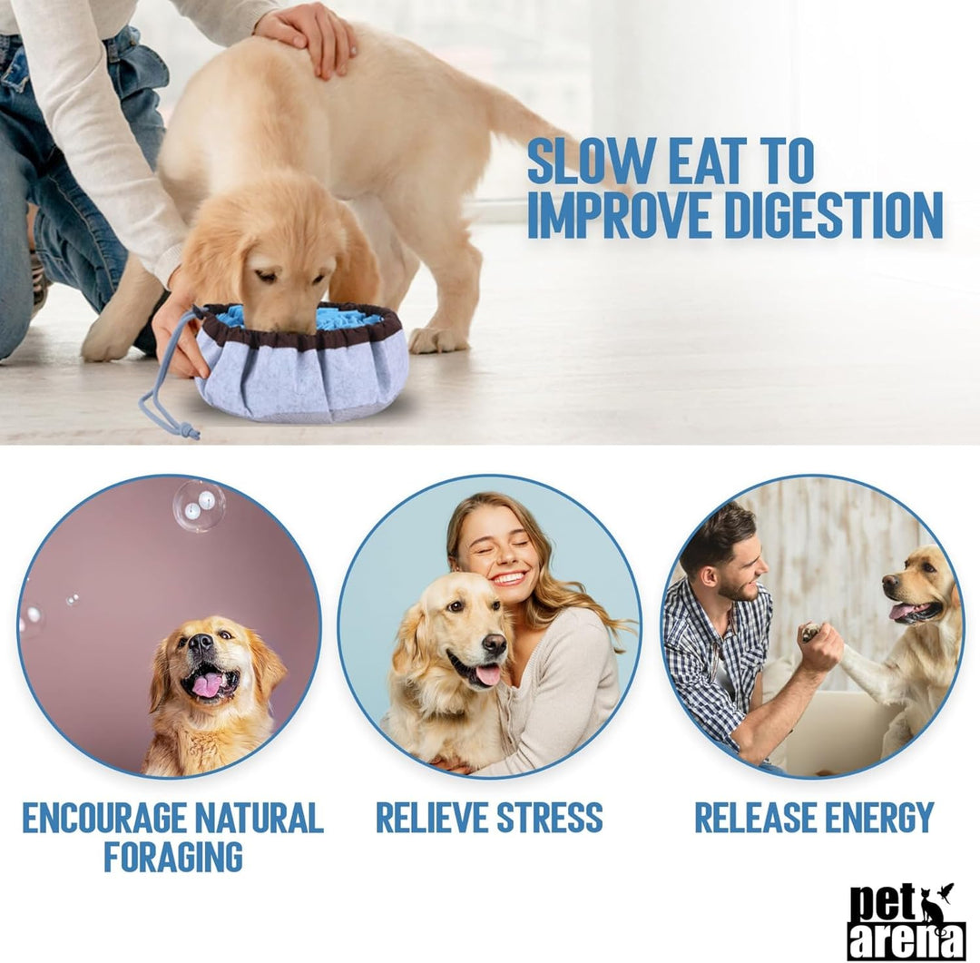 Adjustable Interactive Puzzle Toy for Large & Small Breed Slow Feeder