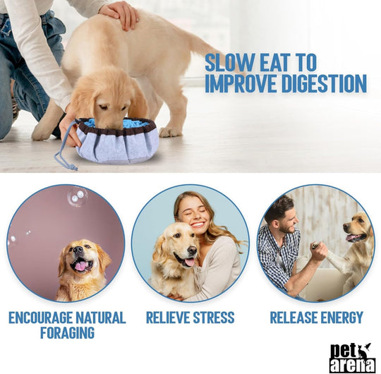 Adjustable Interactive Puzzle Toy for Large & Small Breed Slow Feeder