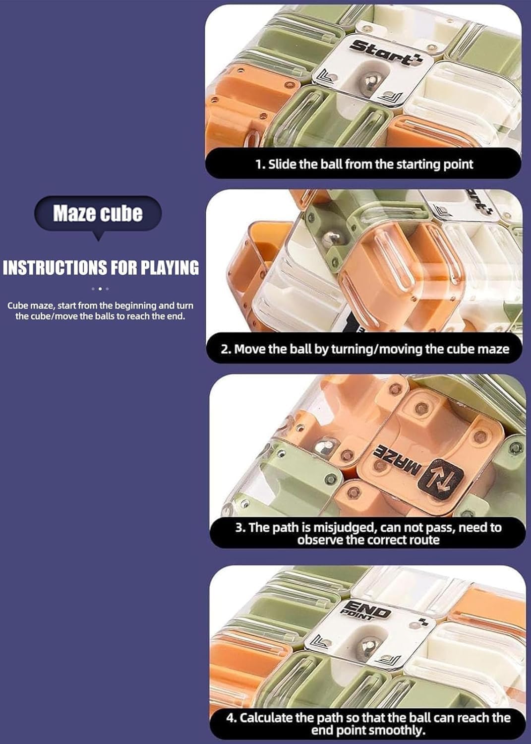 Maze Magic Cube Stress Relief Fidget Toys