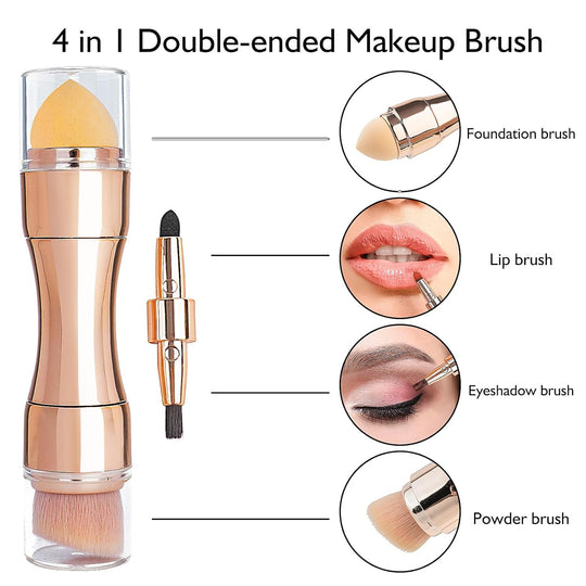 Premium Makeup Brush Travel Makeup Brush set Dual Ended (MOQ: 10 Sets)