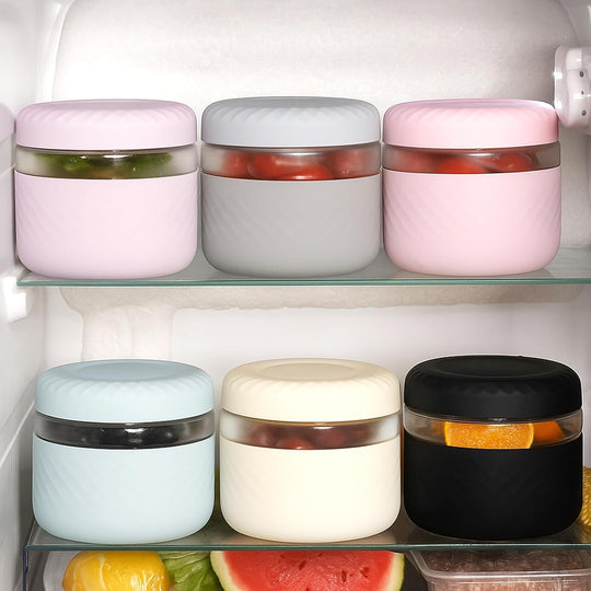 Microwave & Dishwasher Safe, Airtight Meal Prep & Food Storage Jar for Lunch