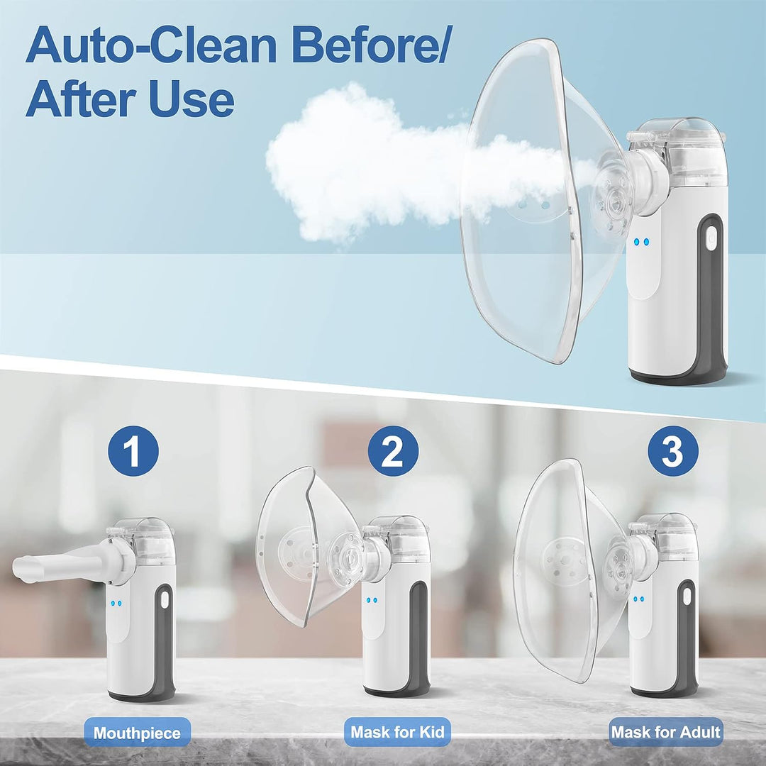 Handheld Nebulizer for Travel and Household Use with 1 Set Accessories (MOQ 10 Sets)