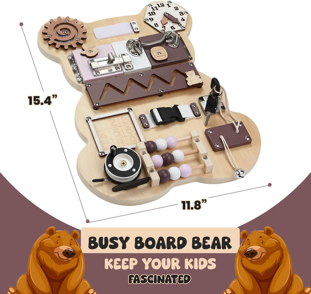 vigor Montessori Sensory Board - Busy Boards, Montessori Toys for Kid’s Development (MOQ 10 Sets)