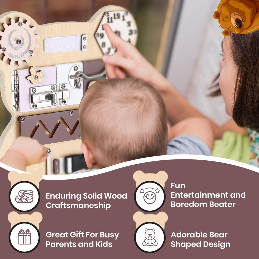 vigor Montessori Sensory Board - Busy Boards, Montessori Toys for Kid’s Development (MOQ 10 Sets)