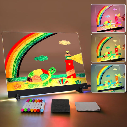 Creative Acrylic Luminous LED Message Board Light Up