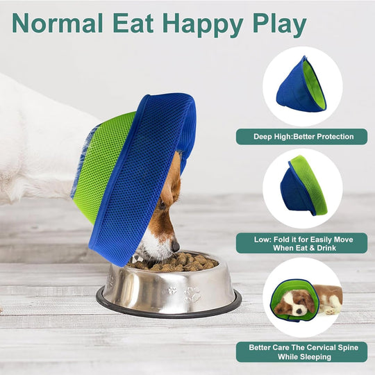 Breathable Soft Recovery Dog Cone Collar for Pets