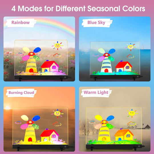 Creative Acrylic Luminous LED Message Board Light Up