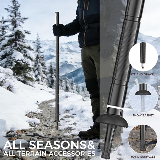 Lightweight Collapsible Walking Adjustable Foldable Walking Trekking Poles