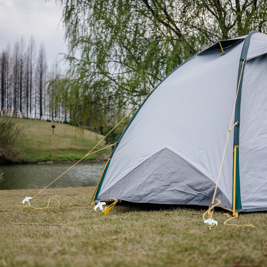 Ground Anchors Screw in, Metal Threaded Tent Spikes, Camping Pegs for Canopies & Gardening Inflatable Decor (MOQ 10 Sets)