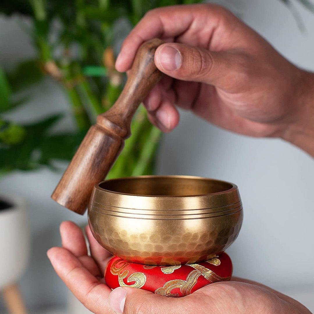 Tibetan Singing Bowl Set Handmade Meditation