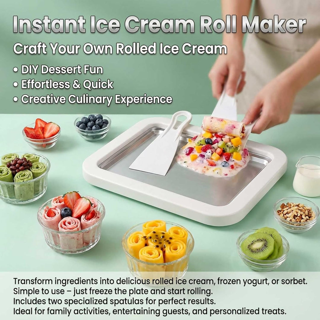 Stainless Steel Freezing Plate for Rolled Ice Cream (MOQ 10 sets)