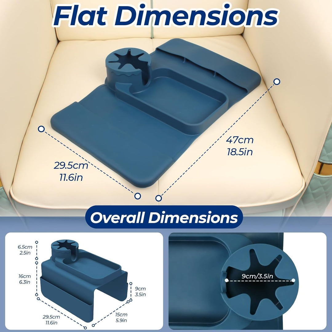 Sofa Drink Holder Portable Silicone Sofa Coaster Anti-slip Couch Armrest Cup Holder