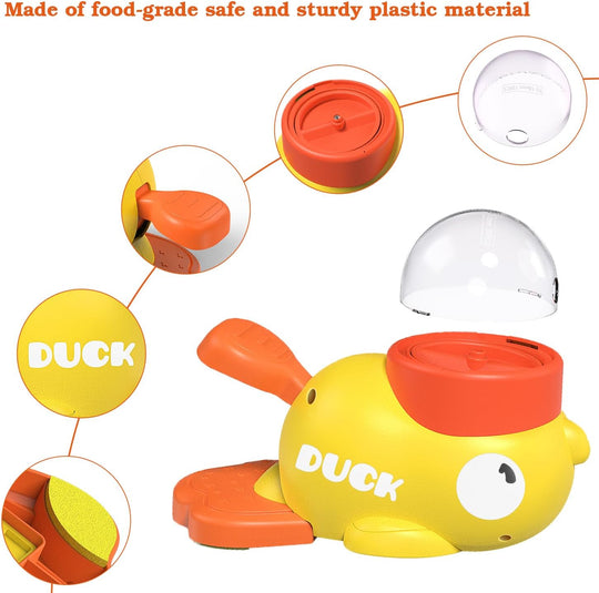Durable Duck-Shaped Dog Slow Feeder Puzzle Toy