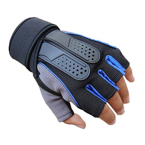 Black Fitness Gym Weight Lifting Gloves For men driving bike