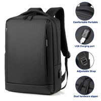 Luxury mens waterproof business Computer usb school backpack bags(Bulk 3 Sets)